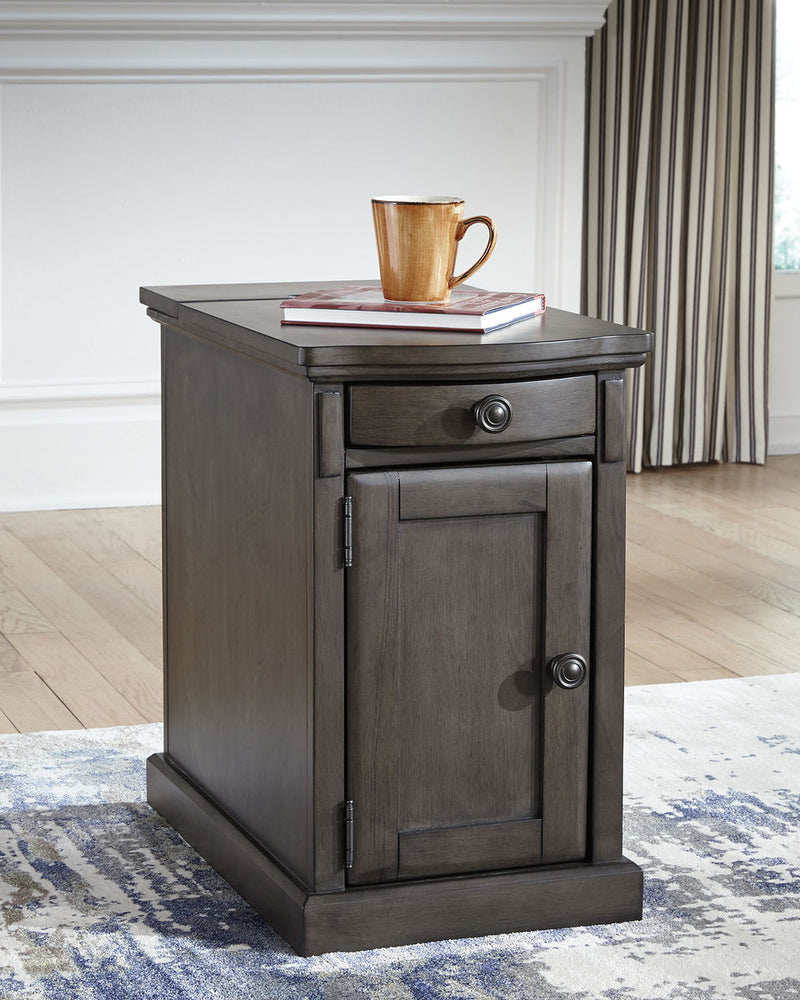 Laflorn - Chair Side End Table - Gray
